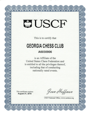 USCF Affiliate Certificate